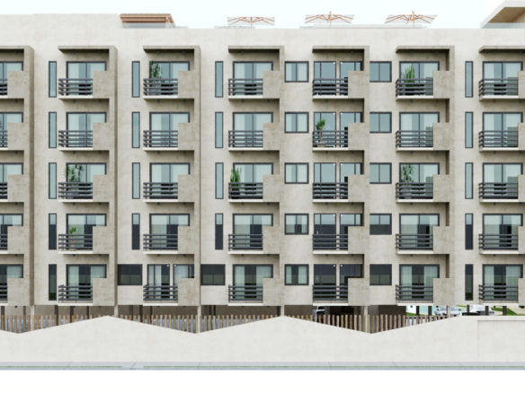 HANA NI - accès principal, projet immobilier à Cancún