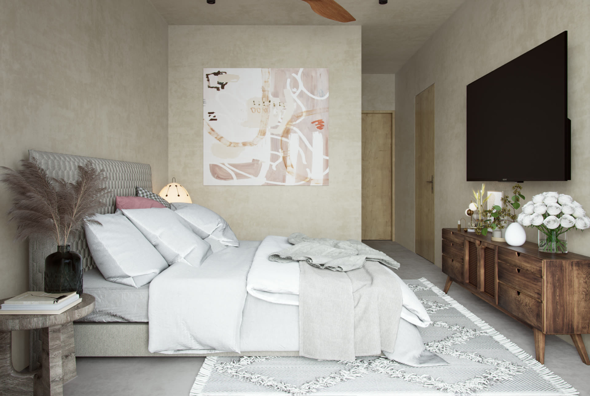 HANA NI - chambre typologie C, projet immobilier à Cancún