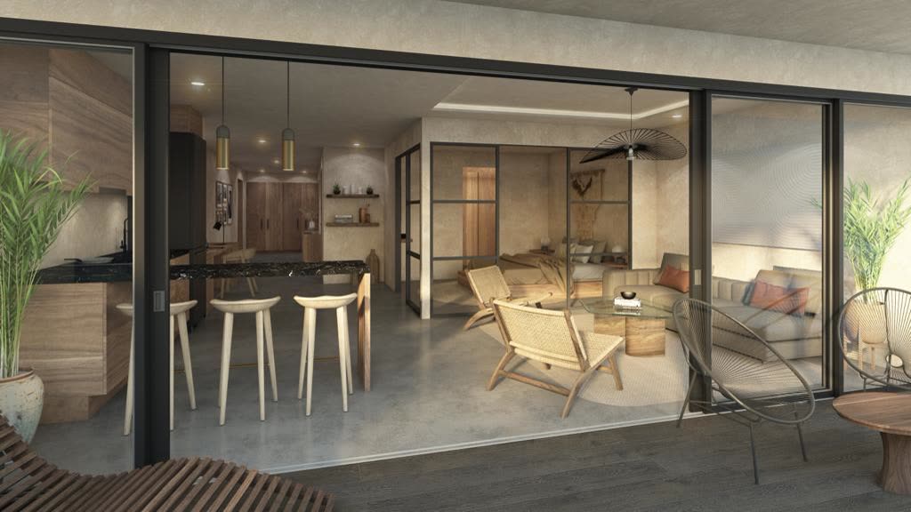 Isabella - vue balcon, projet immobilier Team Dan Alex
