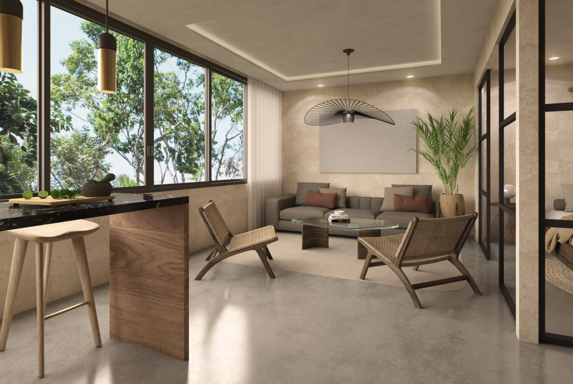 Isabella - terrasse arrière, projet immobilier Team Dan Alex