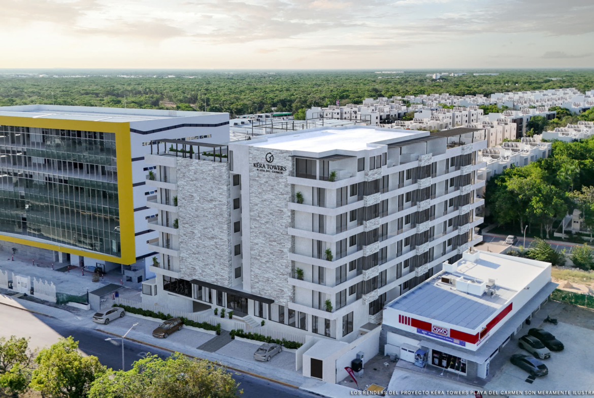 Kera Towers - seconde vue aérienne, projet immobilier Team Dan Alex