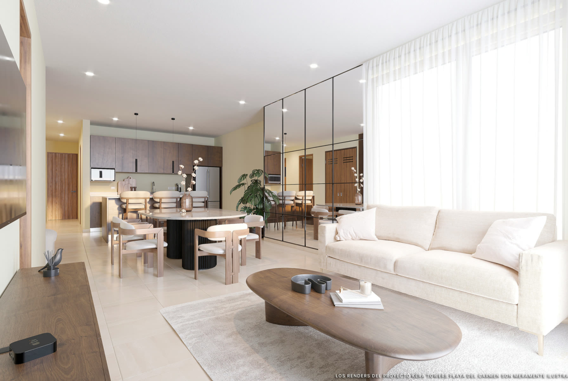 Kera Towers - salon, projet immobilier Team Dan Alex