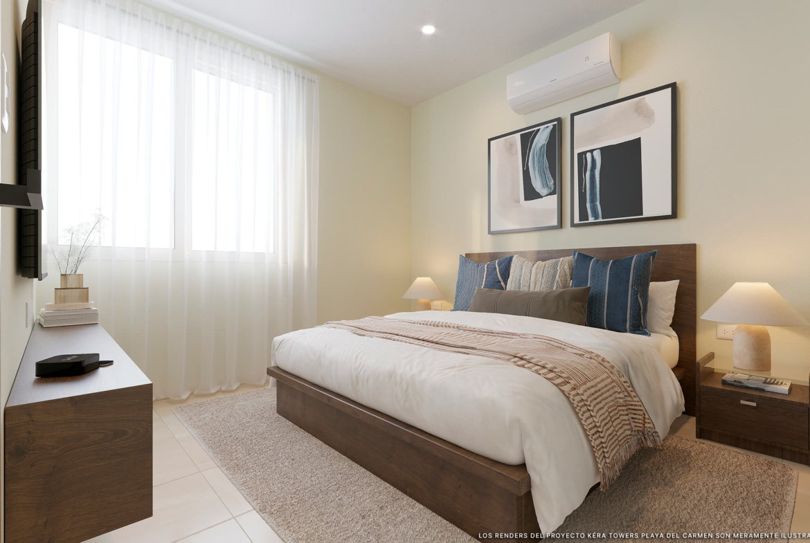 Kera Towers - chambre principale, projet immobilier Team Dan Alex