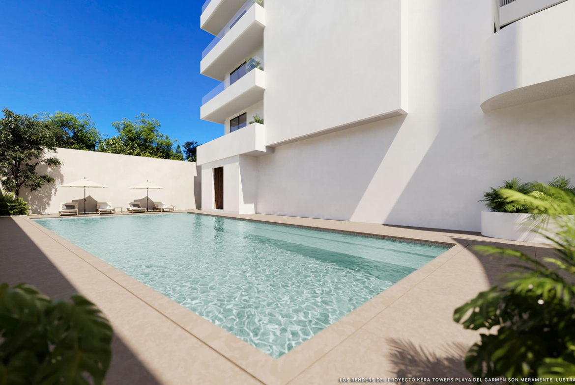 Kera Towers - piscine, projet immobilier Team Dan Alex