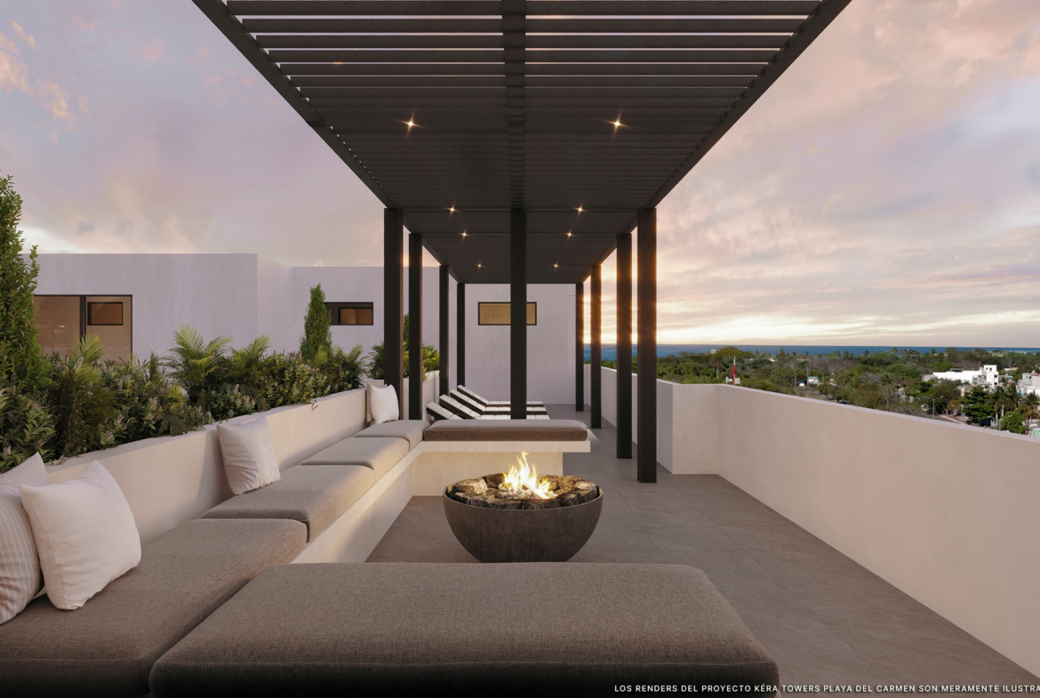 Kera Towers - firepit, projet immobilier Team Dan Alex