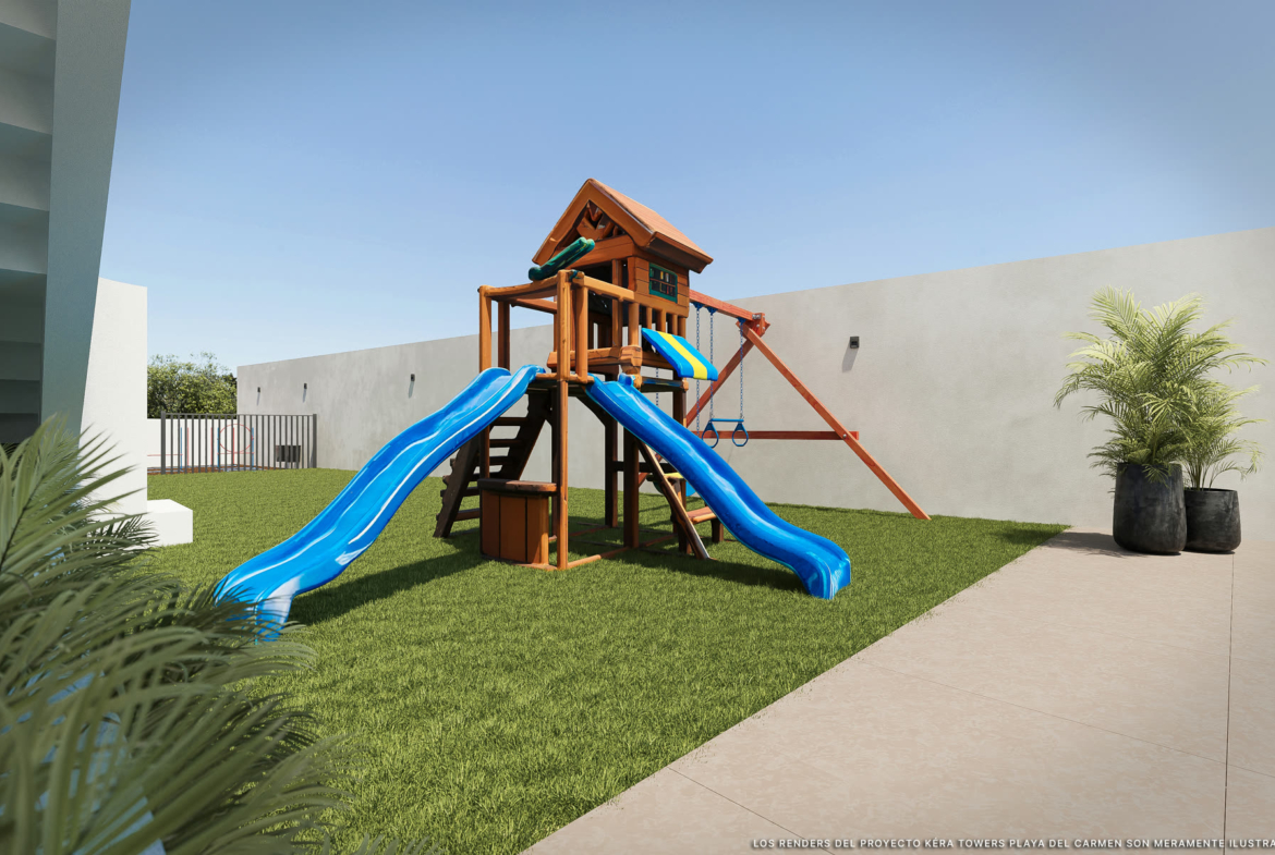 Kera Towers - aire de jeux, projet immobilier Team Dan Alex