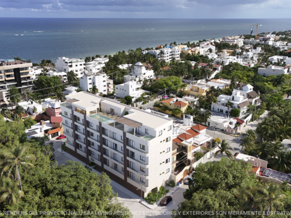 Nálu Sea Living - vue aérienne, projet immobilier Team Dan Alex