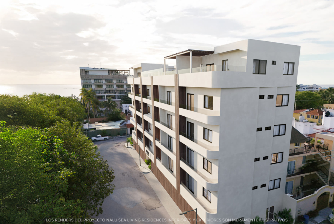 Nálu Sea Living - vue extérieure, projet immobilier Team Dan Alex