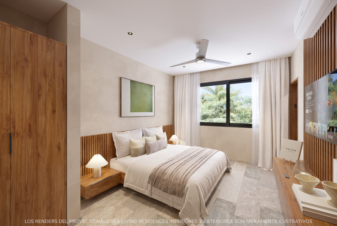 Nálu Sea Living - chambre secondaire, projet immobilier Team Dan Alex